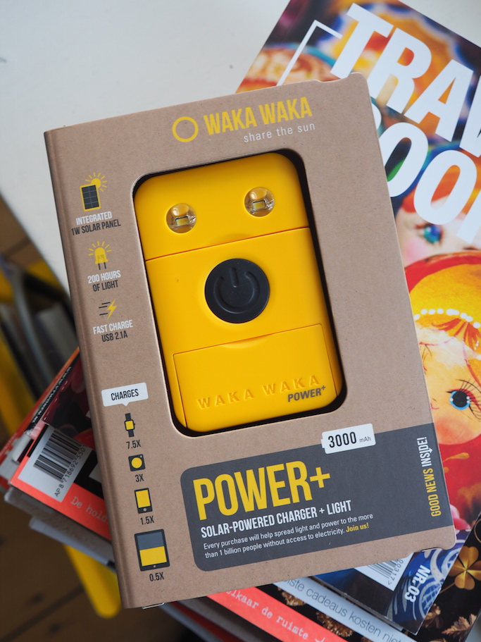 Wakwaka powerbank milieuvriendelijk share the sun