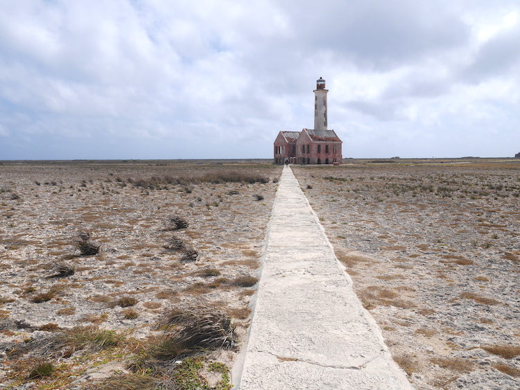 Weg naar klein curacao vuurtoren
