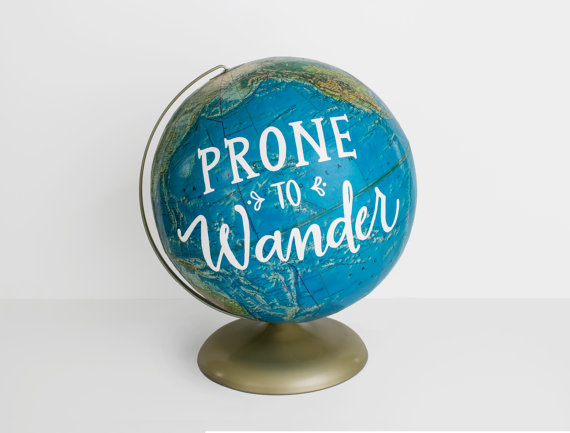 Wereldbol travelquote