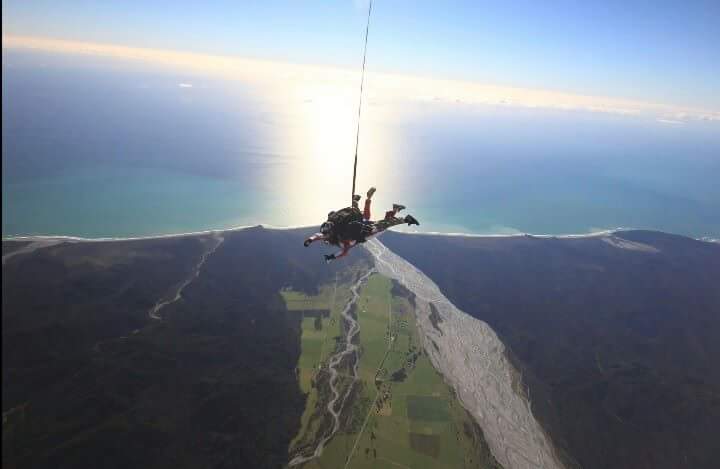 Wilma skydiven franz Josef tips nieuw zeeland