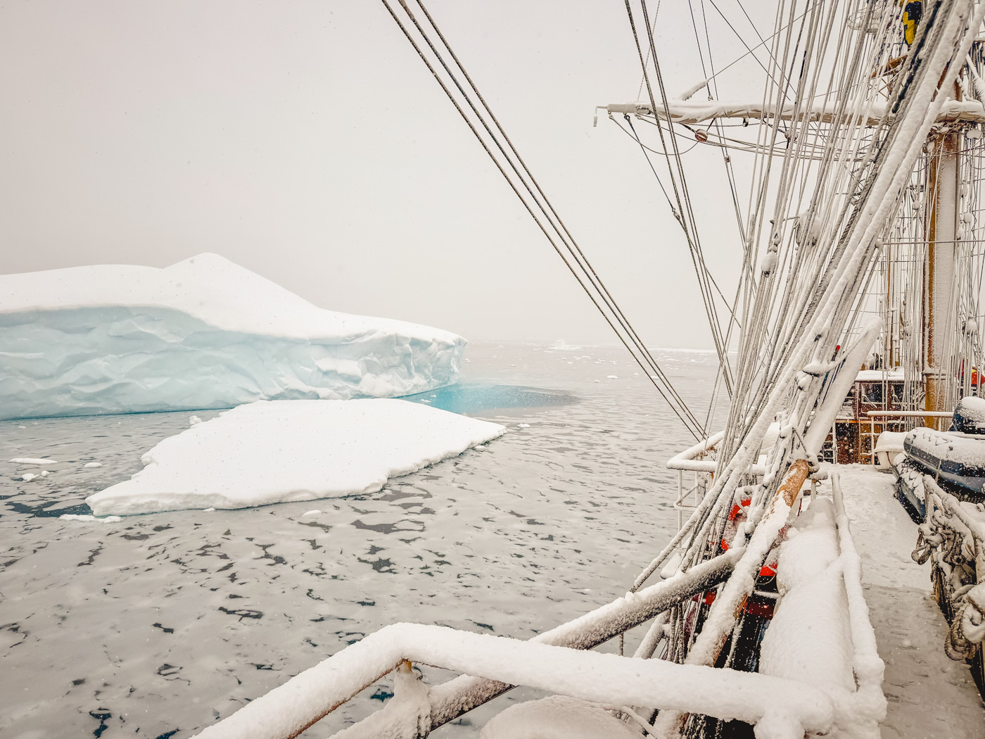 Zeilen Antarctica zeeziek