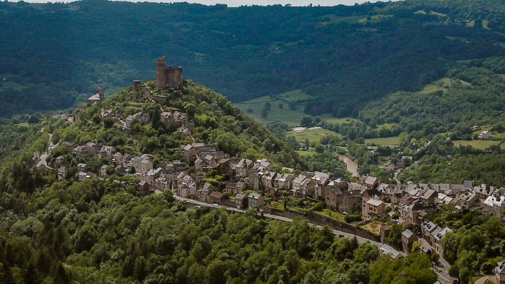 landschap Najac aveyron