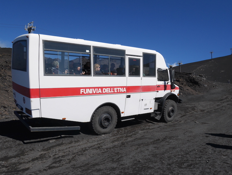 bus sicilie oostkust etna