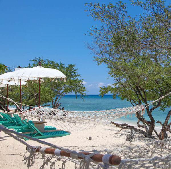 hangmat strand gili trawangan le pirate