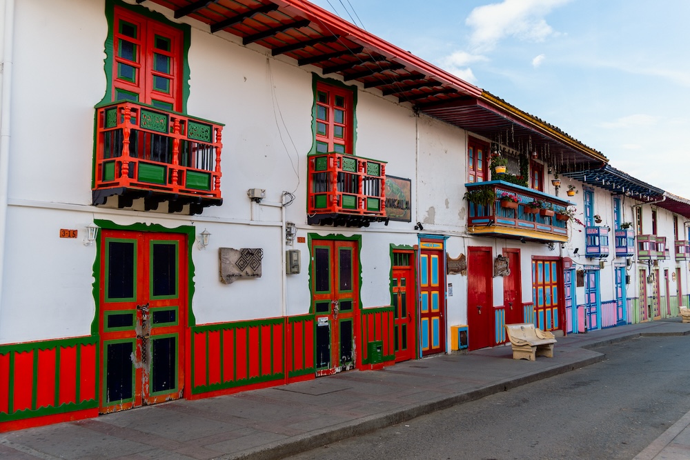 kleurrijke huisjes Salento