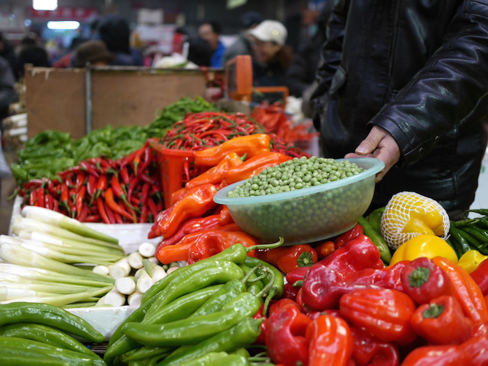 markt beijing fruit groente china