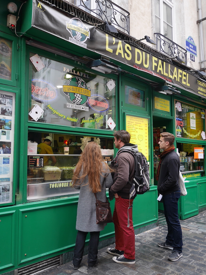 parijs l'as du fallafel le marais