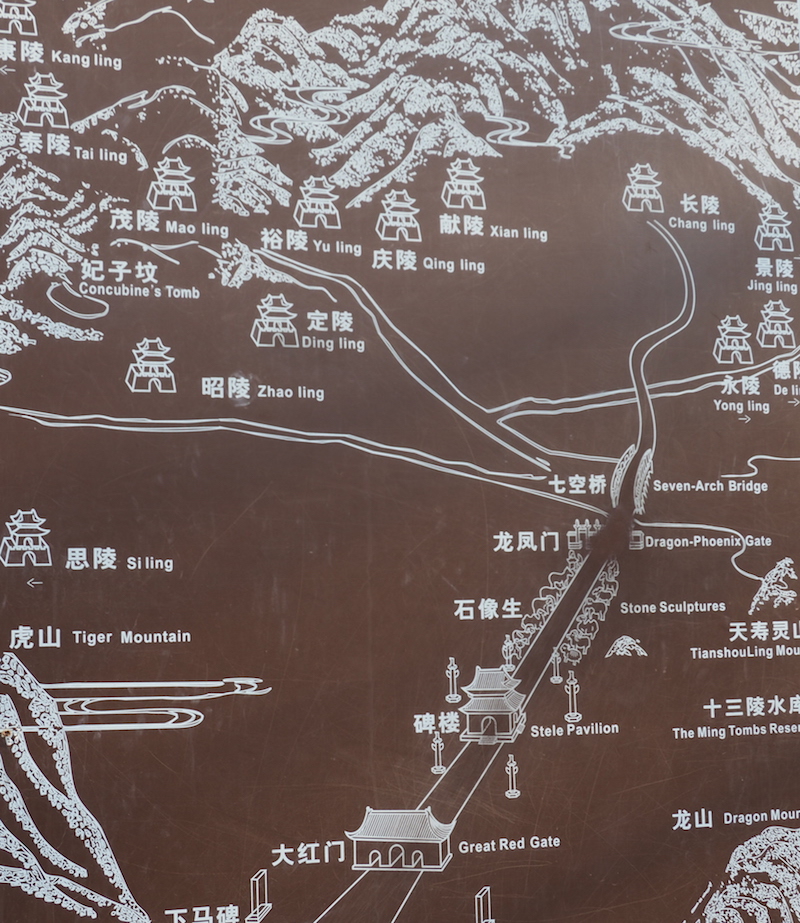 plattegrond heilige weg beijing