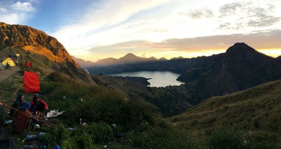 rinjani kamperen indonesie