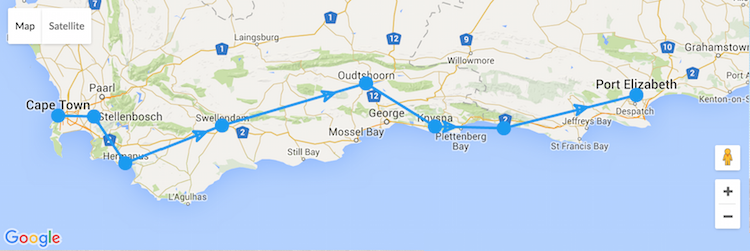 roadtrip afrika kaapstad porth elizabeth