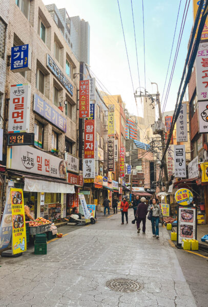 route zuid korea rondreis Busan
