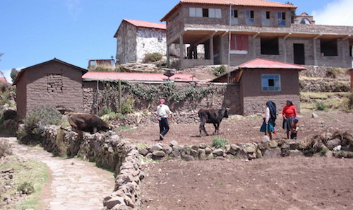 Titicaca meer peru