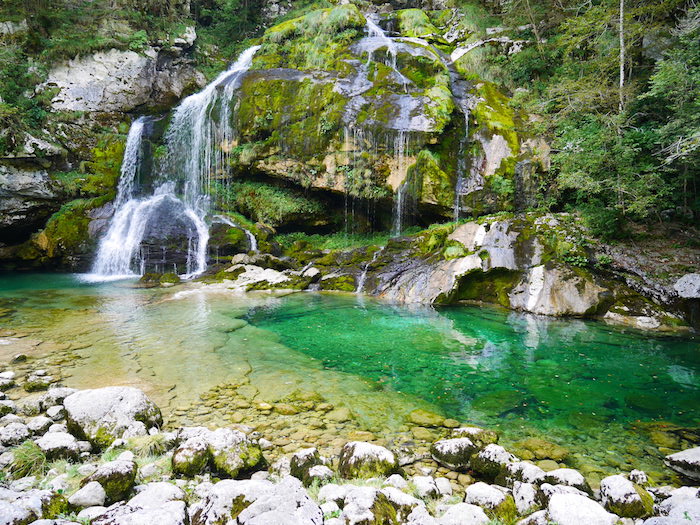 waterval slovenie bovec
