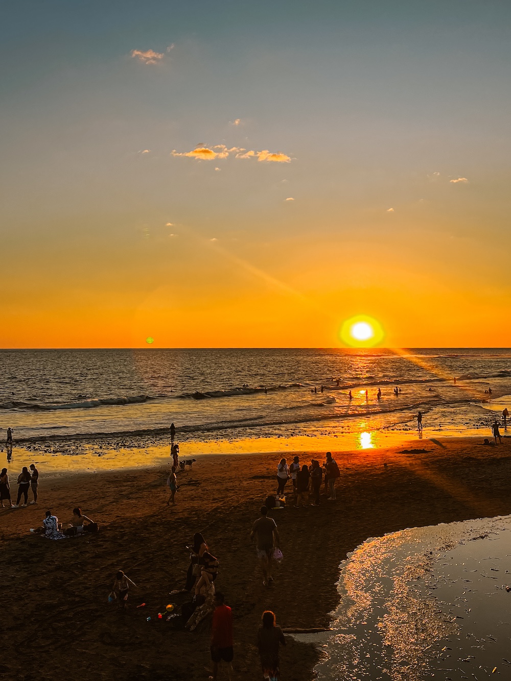 zonsondergang El Tunco